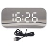 Digital Alarm Clock, Portable Large Display Bedside Clock with Dual