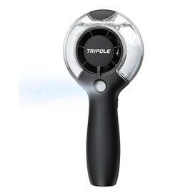 TriPole Misting Fan Portable Handheld Fan with Mist, 4000mAh Rechargeable Personal Mister Fans with 40ml Water Tank, High-Speed Airflow Mini Water Spray Fans for Outdoor Trip Travel Park Beach Camping