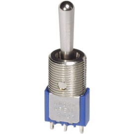 APEM 5647MA Toggle Switch, DPDT, On-Off-On 250Vac 3A