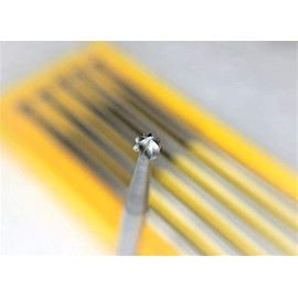 Round Ball Burs Shank Size 3/32” Tungsten Vanadium Steel Fig1 Jewelers Round Bur 0.3 mm to 4.2 mm Rotary Tool Made in Germany 6PCS (1.9 mm)