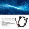 ciciglow NVME SFF-8654 to 2xSFF-8639 24Gbps 12Gbps 80cm NVME SFF-8654
