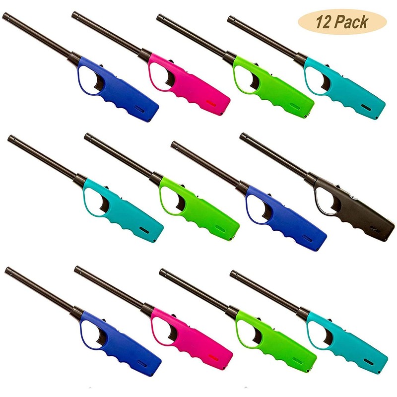 Elite Brands USA Long Lighters Bulk Pack, Multi Use Butane