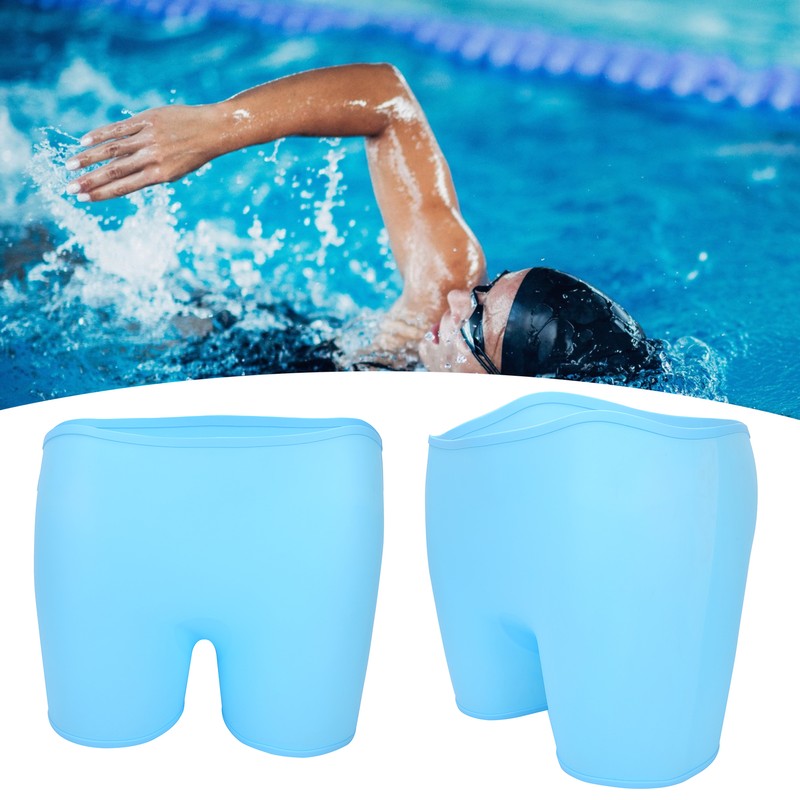 Women Silicone Swim Shorts Summer Waterproof Quick‑Drying Soft Swimming Shorts