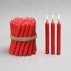 20 Red Chime Candles – 4.5'' Christmas Candles for Christingle,