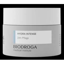 Biodroga Hydra Intense 24h Pflege 50 ml – Gesichtspflege Creme mit Hyaluron Face Moisturizer Moisture Boost