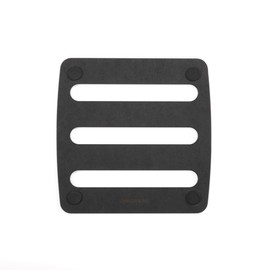 Epicurean Trivet, 7-Inch by 7-Inch, Slate/Black,010-07070203