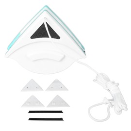 Window Double Side Wiper Plastic Ergonomic Handle Magnetic Glass Cleaning Wiper for High Rise Residential 5-12mm