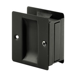 Prime-Line N 7318 Pocket Door Handle and Pull, 2-1/2 In. L X 1-3/8 In. W X 2-3/4 In. D, Solid, Classic Bronze Plated (Single Pack)