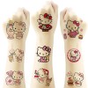 Zcxdf 40pcs Temporary Cats Tattoos for Kids Hello cat kittys