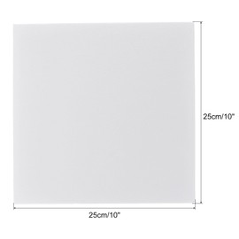 uxcell White EVA Foam Sheets 10 x 10 Inch 10mm Thickness for Crafts DIY Projects, 4 Pcs