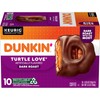 Dunkin' Turtle Love Flavored Coffee, 10 Count (Pack of 6)