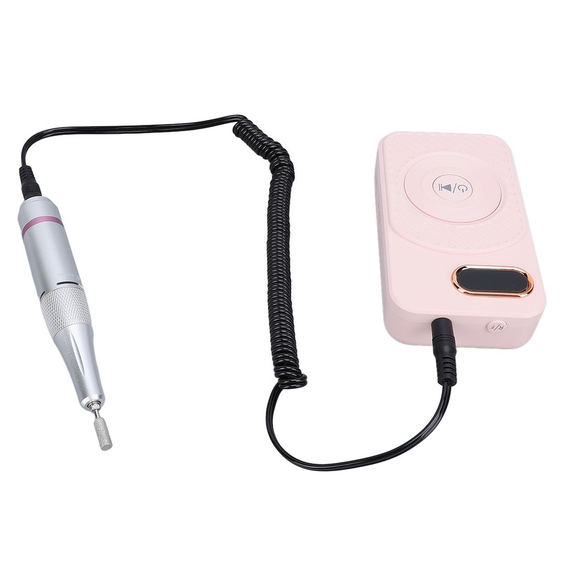 Nail Drill Machine Rechargeable Portable 0‑45000rpm LCD Display Electronic Nail
