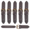 FINGERINSPIRE 6 Pieces Leather Buckles for Sewing, Metal PU Leather