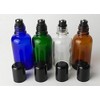 ZGLUZP 1Pc 30mL Roller Bottles, Amber Glass Essential Oil Roller