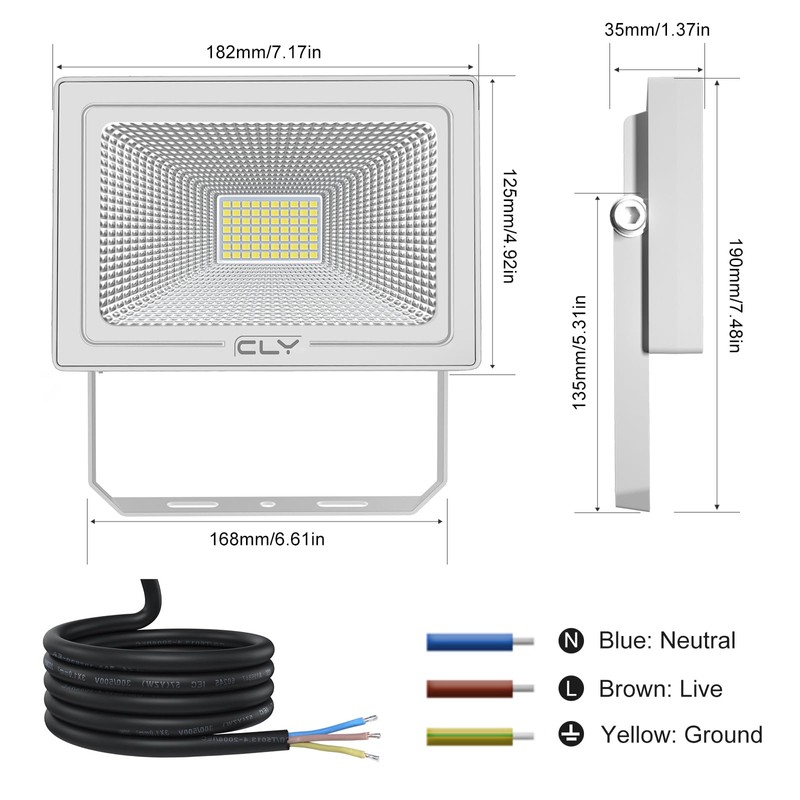 CLY LED spotlight, cold white.