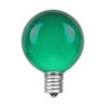 Novelty Lights 25 Pack G40 Outdoor Globe Replacement Bulbs, Green,
