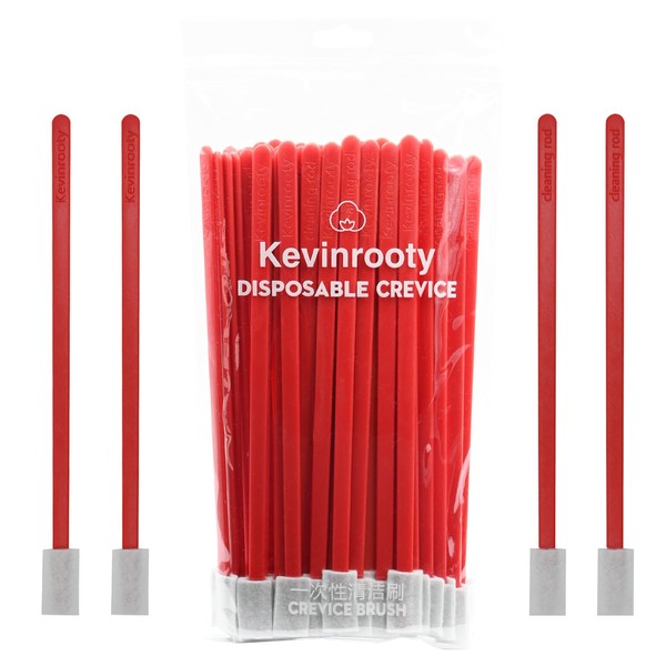 Kevinrooty 50PCS Disposable Crevice Cleaning Brush Tool kit, Disposable Toilet