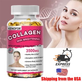 KENOFOR Collagen capsules, anti-aging, moisturizing and improves dryness 60 Capsules