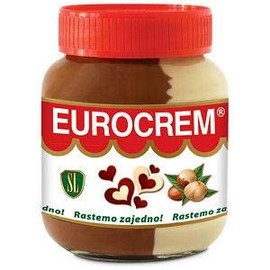 Eurocrem Hazelnut Milk and Cocoa Spread 800g