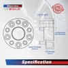 MOCA 38.1mm Wheel Spacer 5x114.3 Hubcentric Wheel Spacers (66.1mm Bore)