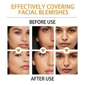 CC Red Correct with Centella Asiatica,Color Correcting CC Cream,Lightweight Skin Perfector Tinted Moisturiser,Cream Light with SPF 25,Concealer Full Coverage,CC Cream Foundation,Tinted Sunscreen