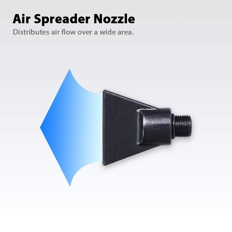 FIRSTINFO A1858R 5-Piece Multi-Purpose Nozzle Set for FIRSTINFO 2-Way Air