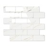 10-Pack Peel and Stick Tile Backsplash 12"X12" PVC Wall Tiles,