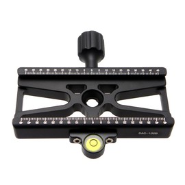 100mm Skeleton Clamp DAC-100B w Level Desmond Arca Compatible/for Tripod Head 1/4" / 3/8"