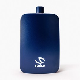 STOICE Flat Water Bottle | Stainless Steel 17oz Flask | Minimalistic Design for Easy Portability | BPA-Free, Leak-Proof | Perfect for Travel, Gym, and Everyday Use (Blue)