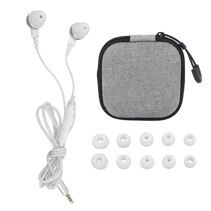 Wired Earphones Comfortable Fit Headphones Ergonomic Earphone Noise Isolating Wired