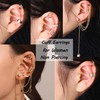 Kakonia 66 Pcs Ear Cuff Earrings for Women Non Piercing,