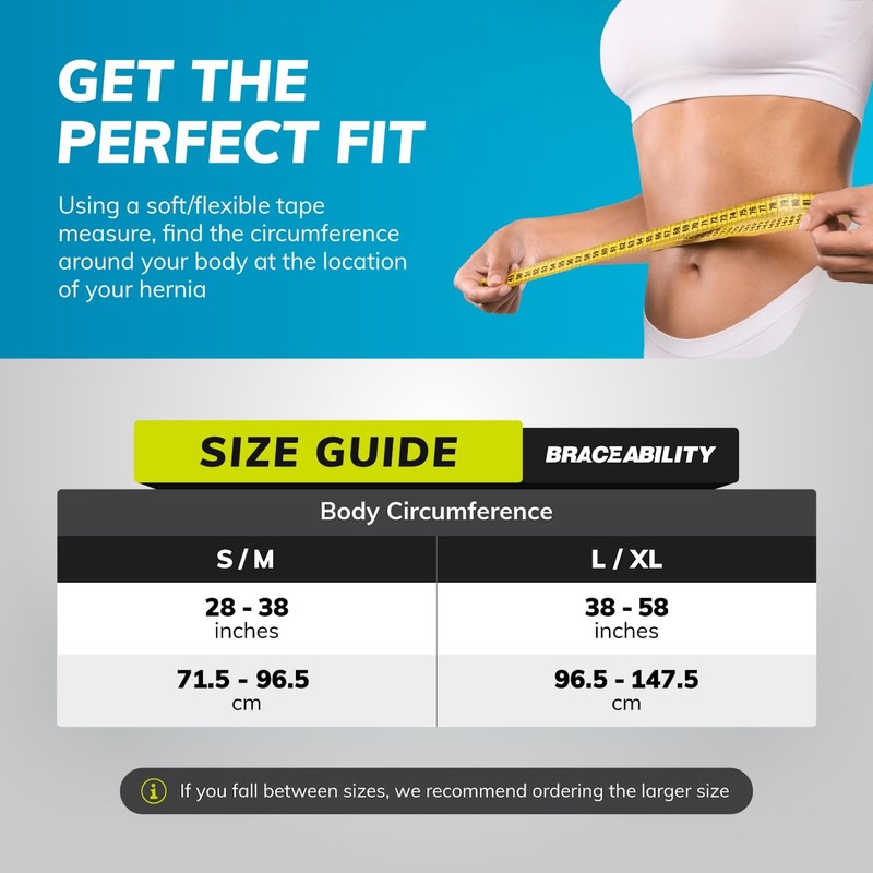 BraceAbility Umbilical Hernia Belt - Abdominal Binder Truss with Compression