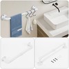 Jeasor 4-Pieces Industrial Pipe Bathroom Towel Ring Kit DIY Wall