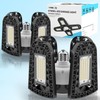 HYPERLITE Led Garage Lights 2 Pack: Aluminum 80W 8000LM LED