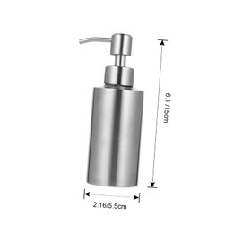 MAGICLULU 1 PC Stainless Steel Bottle Hand Soap Container Dish Soap Dispenser for Kitchen Sink Black Marble Soap Dispenser Hand Soap Dispenser Anti-Leak Sub Bottles 304 Stainless Steel