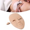 Lash Mannequin Head Reusable Soft Rubber 3D Effects Replaced Eyelids