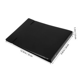 Operitacx Portable Bill Album Checkbook Binder File Storage Album for Office Modern Desktop Document Organizer