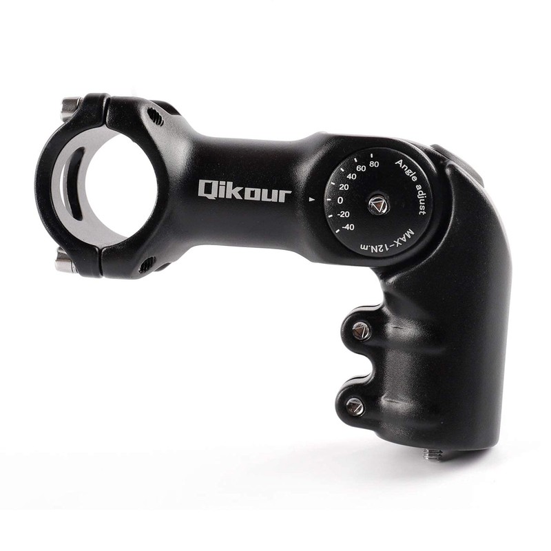 Bike Stem Adjustable Bicycle Stem 95mm Handlebar Riser Extender for