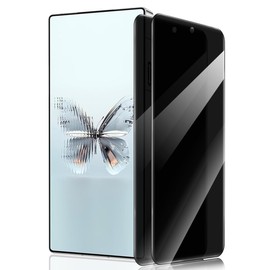 Cmiuubrer 2 Pack Privacy Tempered Glass for Nubia Red Magic 10 Pro/10 Pro+ Screen Protector, 9H Hardness Anti Scratch, Anti Spy Tempered Glass Film, Black Protector for Nubia Red Magic 10 Pro/10 Pro+