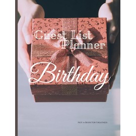 Guest List Planner — Birthday