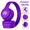 Mokata Kids Headphones Bluetooth 5.3 60H Play Time Wireless Kids