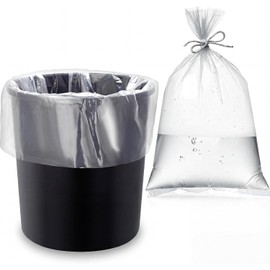 Zonon 15 Pcs 5 Gallon Bucket Liner Bags Bucket Ice Liner for Marinating and Brining Food 4 Mil Food Storage Leak Proof for Turkey Chicken Beef, 20 x 28 Inch