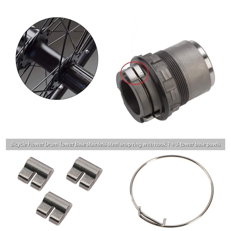 eMagTech Set of 4 Bicycle Hub Locking Pawl Set 26