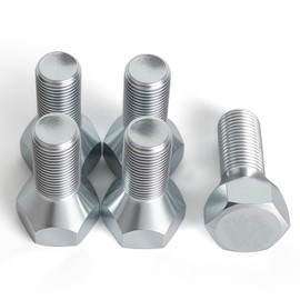 Cutetool (5PCS) 11062A Trailer Lug Bolts 1/2"-20 x 1-5/8", Solid Steel with Zinc-Plated Finish, Fits 5-Lug Hubs, Compatible with Boat & Utility Trailers