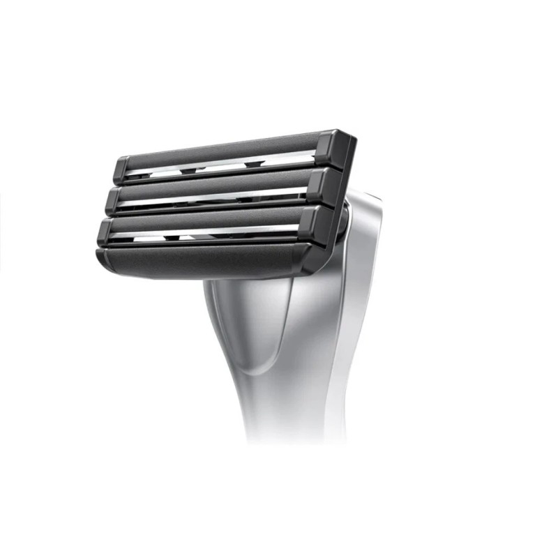 Defender Yellow and Black Handle Defender Razor with 8pk Regular