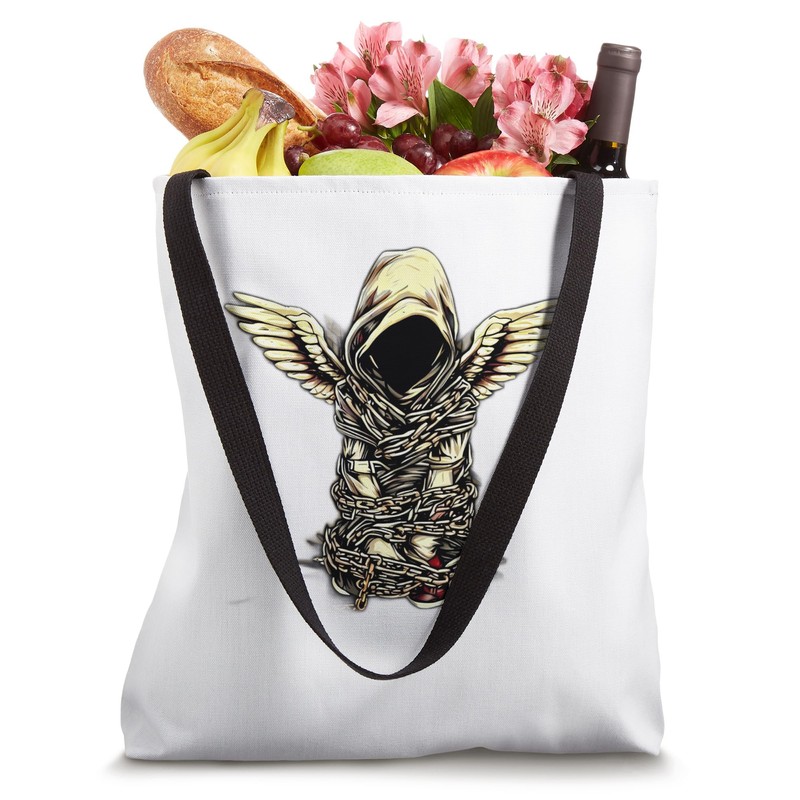 Chained Angel Tote Bag