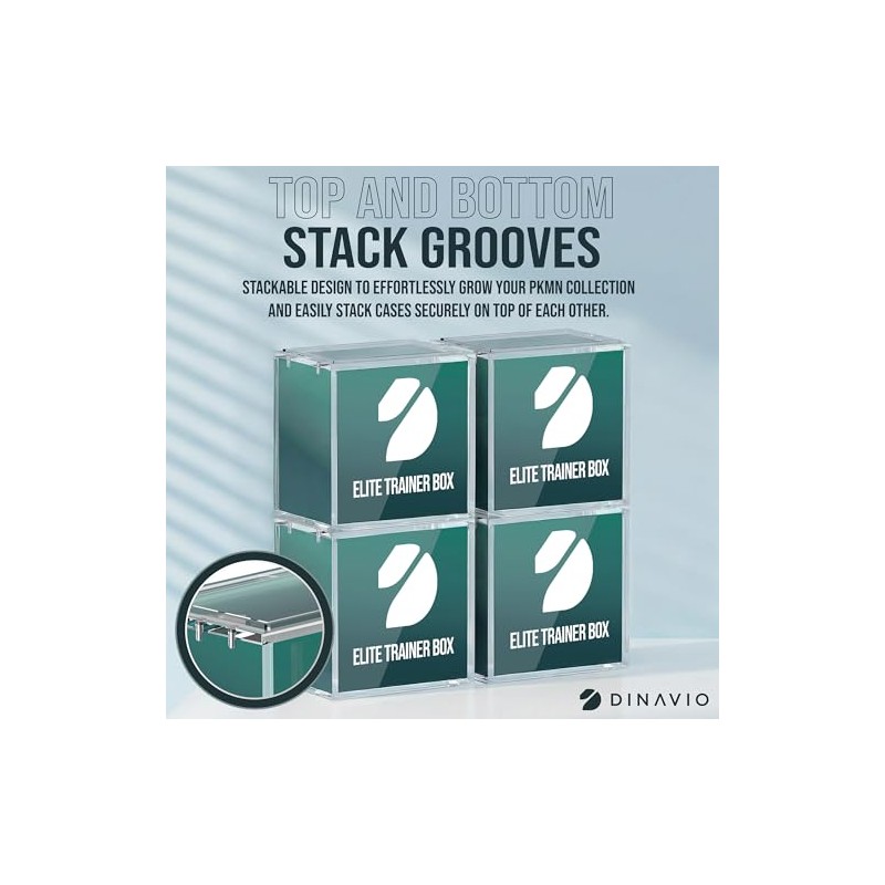 Dinavio Crafthouse Elite Trainer Box Acrylic Display Case Stackable -