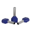 Twin Ferrules 0.5-16 mm² wire end sleeves insulated: (100 pieces,