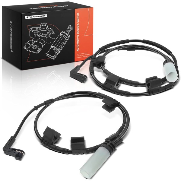 A-Premium Front and Rear Disc Brake Pad Wear Sensors Compatible