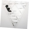 jojofuny Acrylic Quilting Ruler Accurate Diamond Shape Measuring Tool for